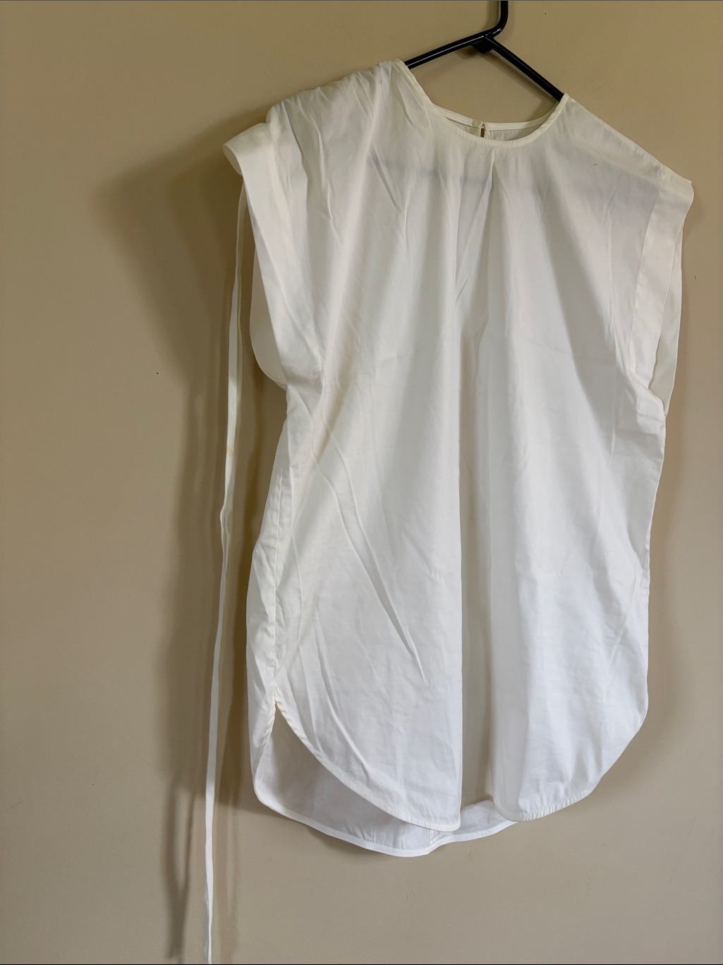 Lee Mathews White Split-Sleeve Tank Top L5 — image 7 of 8